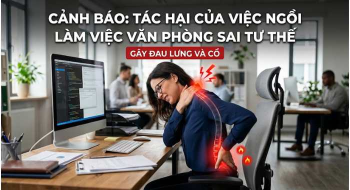 Ngồi Ghế Văn Phòng Thế Nào Để Không Đau Lưng