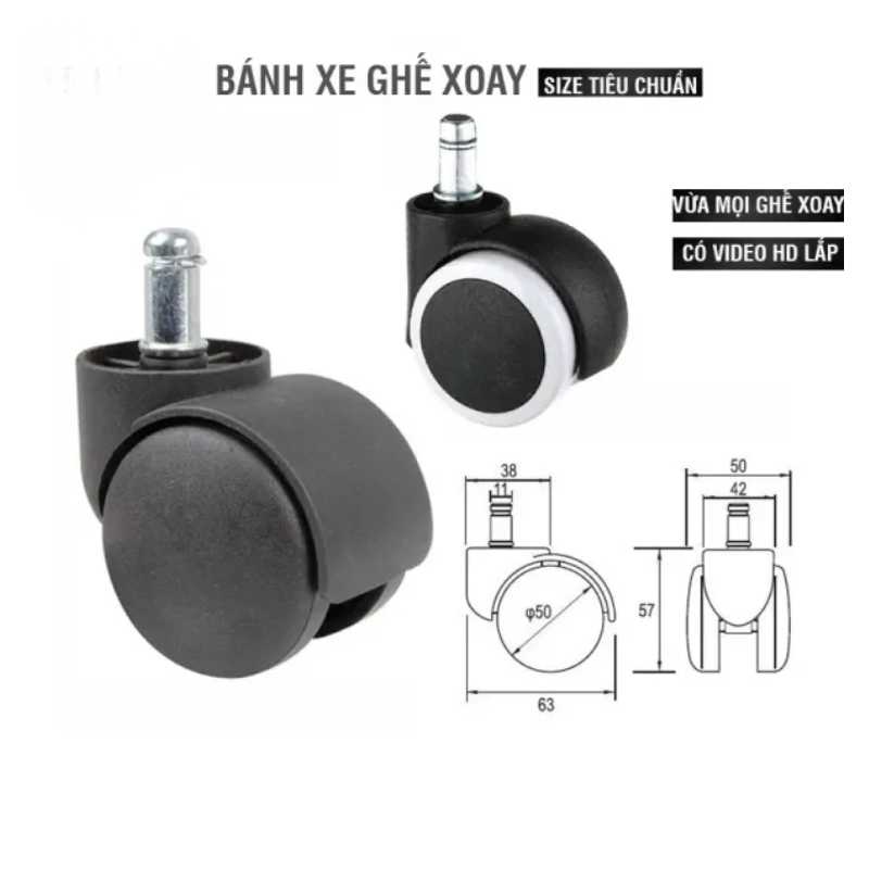 Bánh xe ghế văn phòng các loại - Mã: 7325 - Ảnh 7