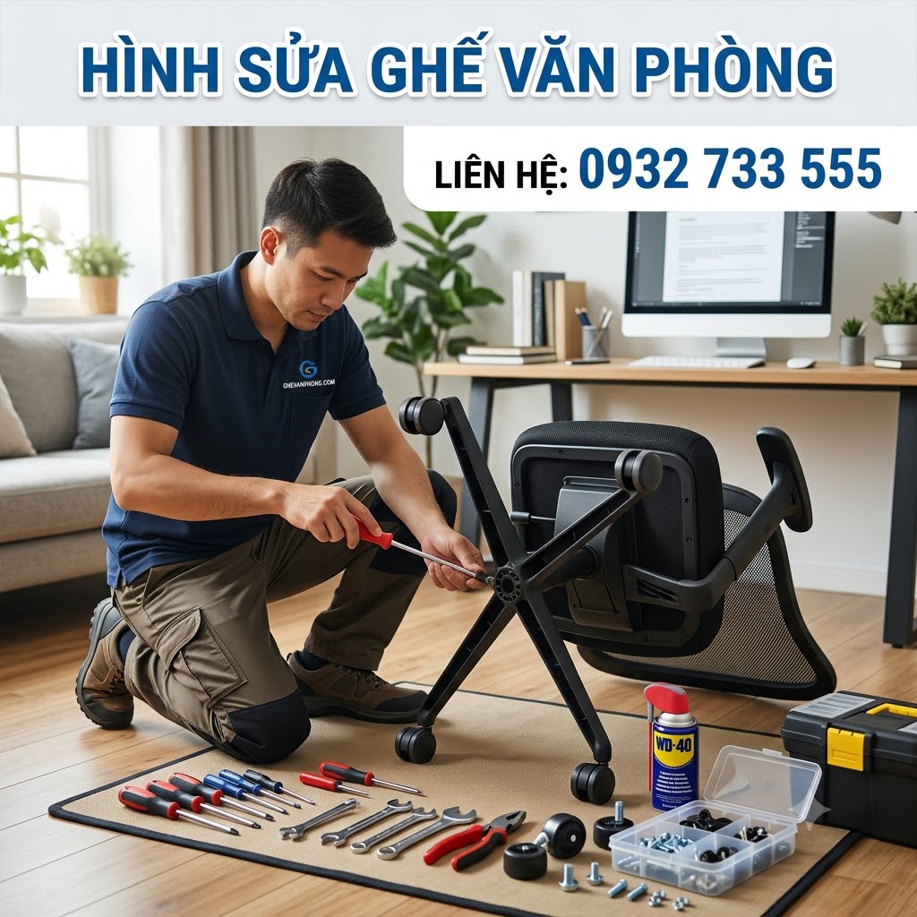 sửa ghế văn phòng