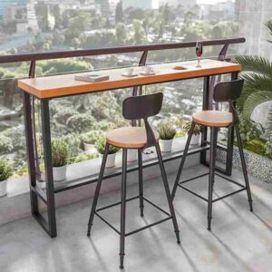 ghế quầy bar sắt mini cho ban công đẹp