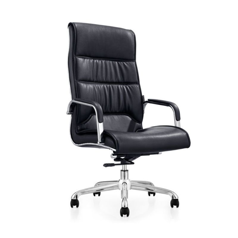 Ghế giám đốc cao cấp bọc da màu đen - Mã: 7517