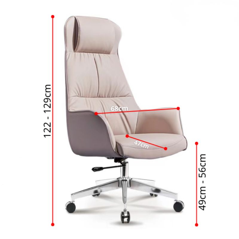 Kích thước Ghế Giám Đốc Cao Cấp Bọc Da PU
