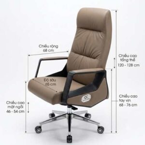 Kích thước Ghế giám đốc nhập khẩu 2792