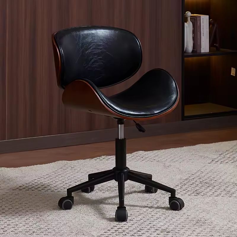 Ghế làm việc lưng gỗ polywood - Mã: B007 - Ảnh 4