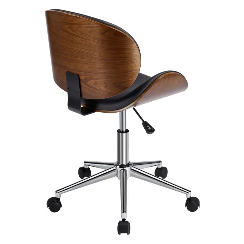 Ghế làm việc lưng gỗ polywood - Mã: B007 - Ảnh 10