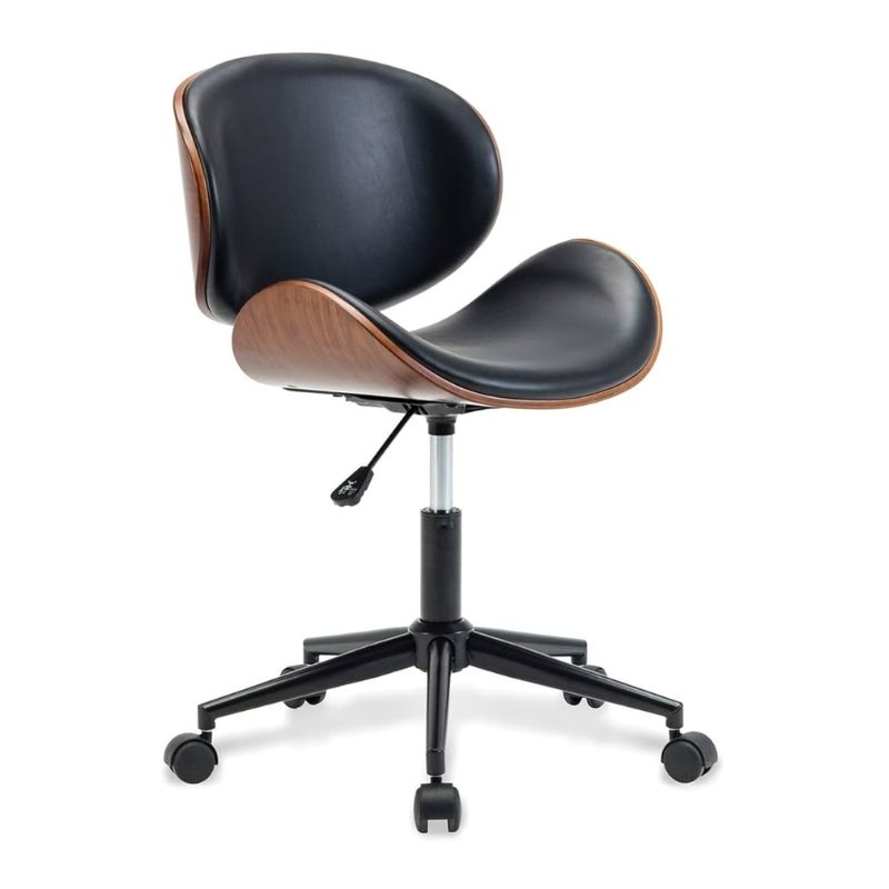 Ghế làm việc lưng gỗ polywood - Mã: B007 - Ảnh 13