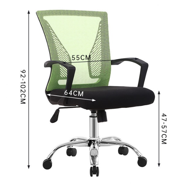 Kích thước ghế nhân viên văn phòng