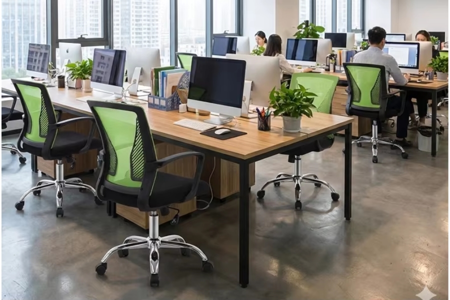 Ghế Nhân Viên Lưng Lưới Cao Cấp 2103