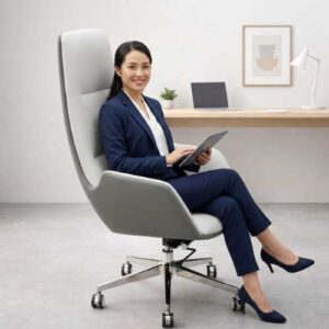 Ghế nữ giám đốc cao cấp bọc da PU - Mã: 2974