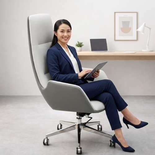 Ghế nữ giám đốc cao cấp bọc da PU - Mã: 2974