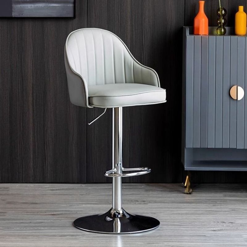Ghế quầy bar cao cấp đệm da B020