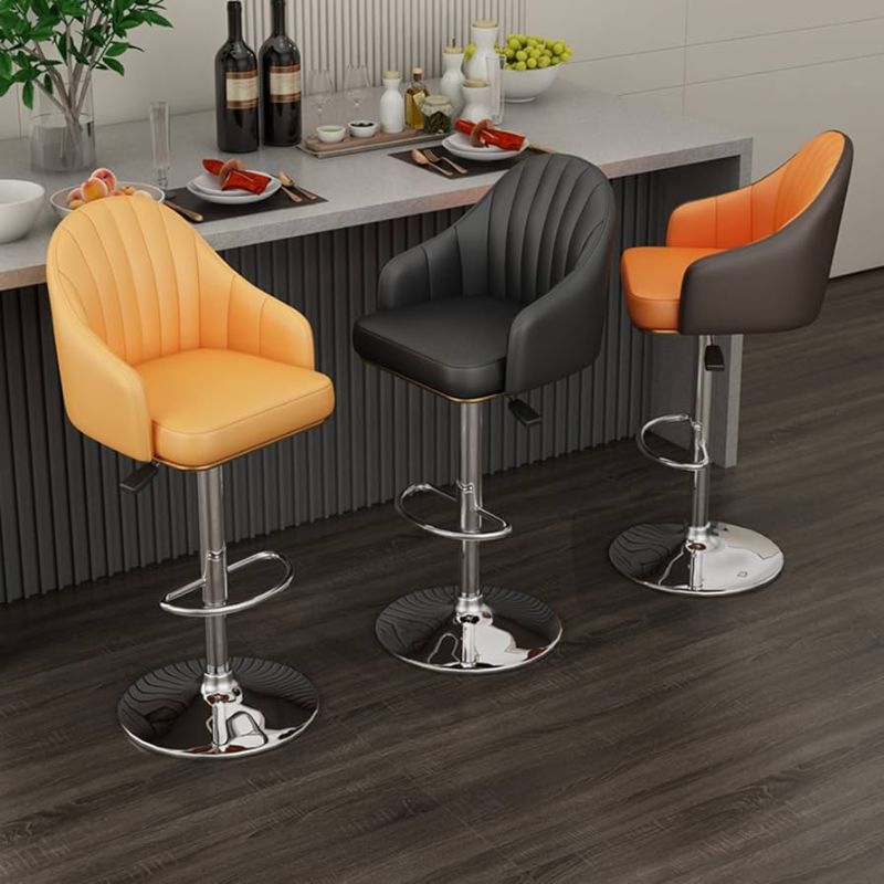 Ghế quầy bar cao cấp đệm da B020