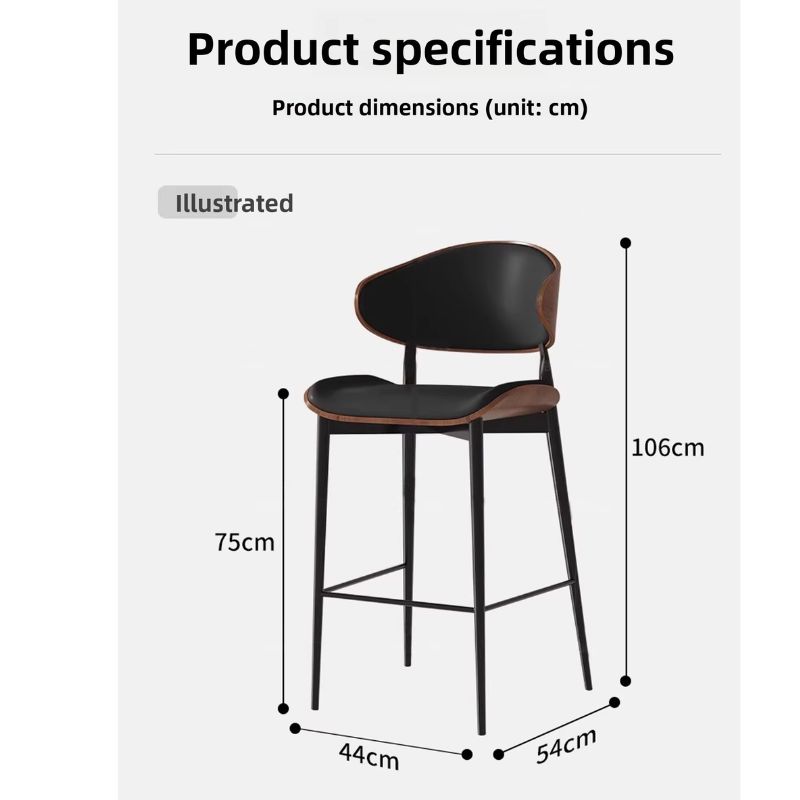 Kích thước Ghế quầy bar cao cấp B047