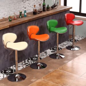Ghế quầy bar giá rẻ đệm da - Mã: B026