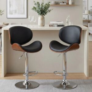 Ghế quầy bar lưng gỗ polywood - Mã: 4283