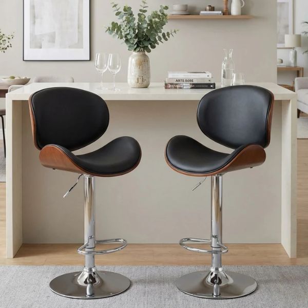 Ghế quầy bar lưng gỗ polywood - Mã: 4283