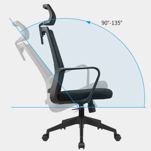 Ghế xoay lưng lưới có tựa đầu - Mã: 3038 - Ảnh 10