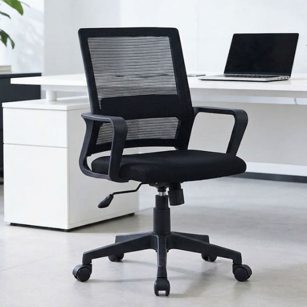 Ghế xoay nhân viên lưới chân nhựa - Mã: 2105