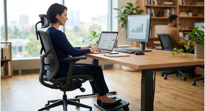 cách ngồi không bị mỏi cổ