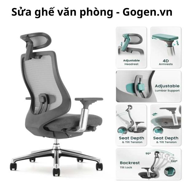 sửa ghế văn phòng