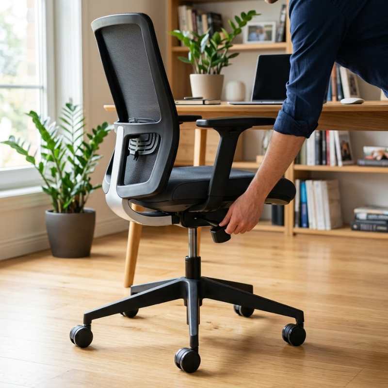 nguyên nhân ghế xoay tự tụt