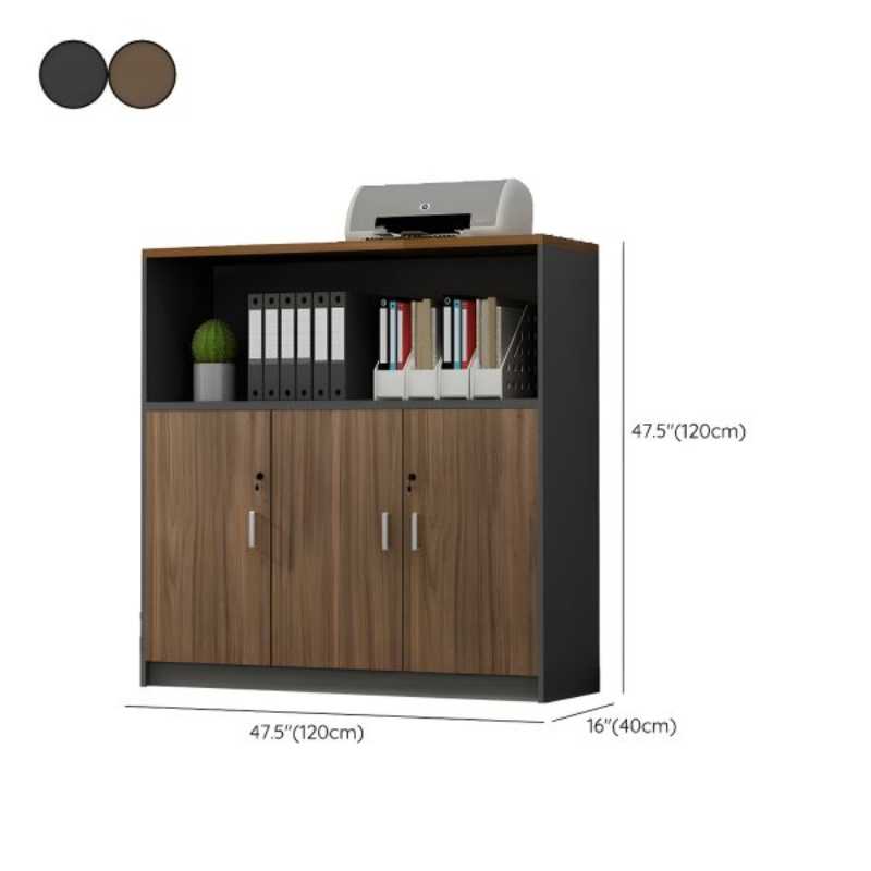 Tủ hồ sơ gỗ giá rẻ 1m2 - Mã: THS2 - Ảnh 4