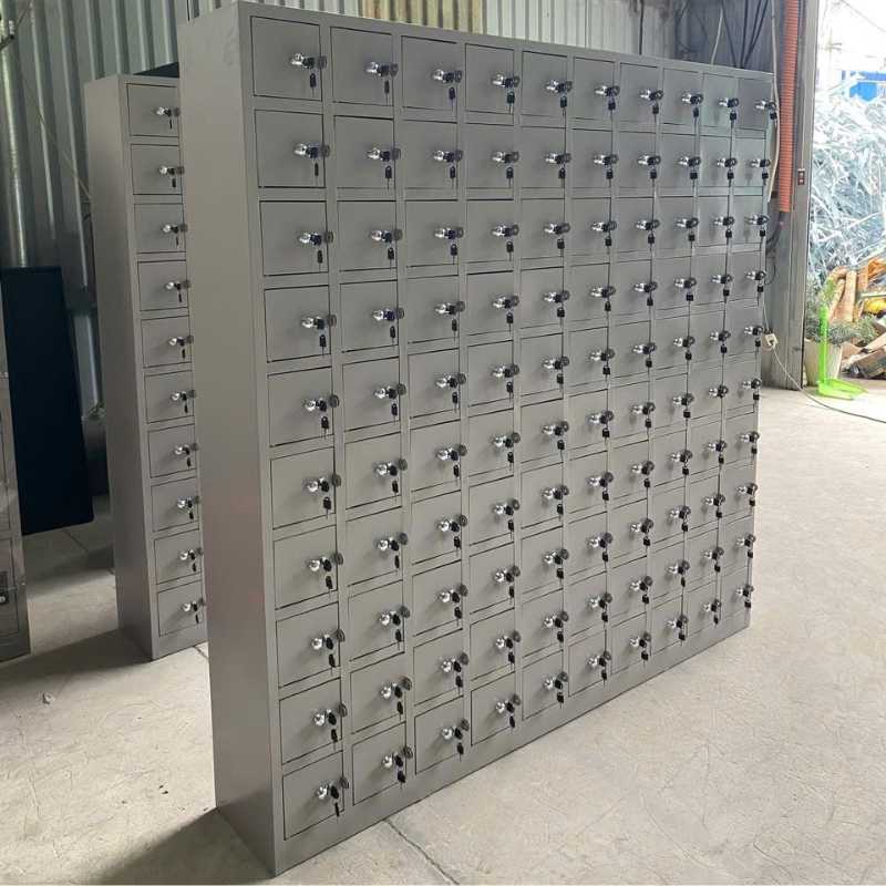 Tủ locker 100 ngăn đựng điện thoại - Mã: DT100C10K - Ảnh 7