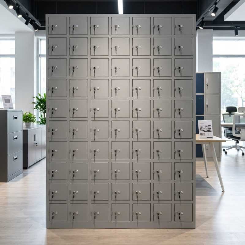 Tủ locker 100 ngăn đựng điện thoại - Mã: DT100C10K - Ảnh 6