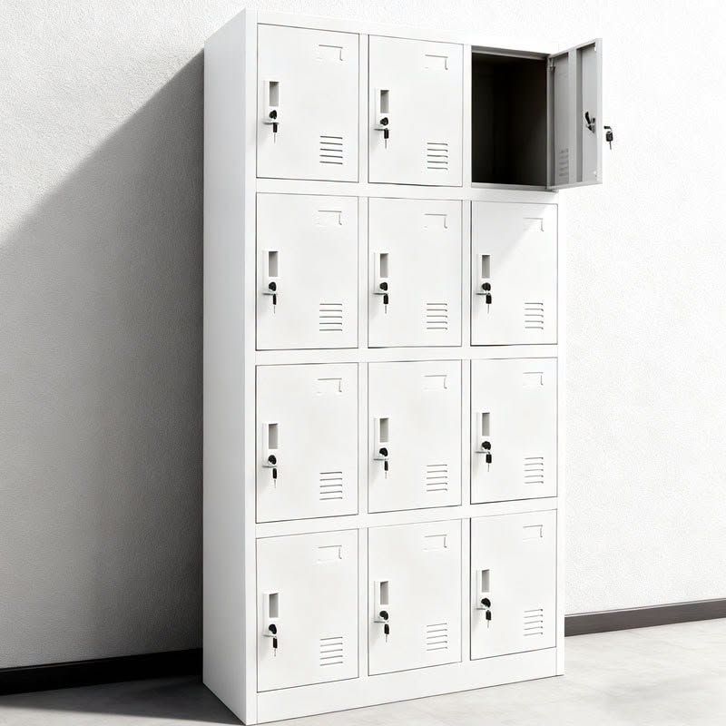Tủ sắt locker 12 ngăn sắt sơn tĩnh điện - Mã: TLK12 - Ảnh 3