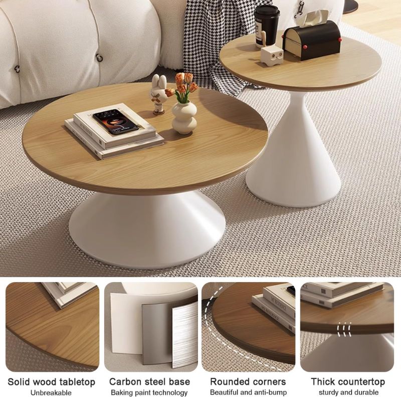 Bàn sofa đôi mặt gỗ nhập khẩu - Mã: 3012 - Ảnh 9