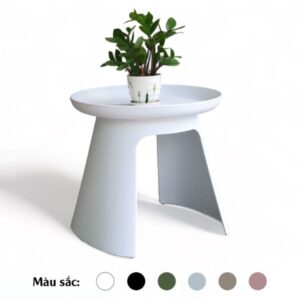 Bàn sofa nhựa đúc giá rẻ, nhiều màu - Mã: 3015