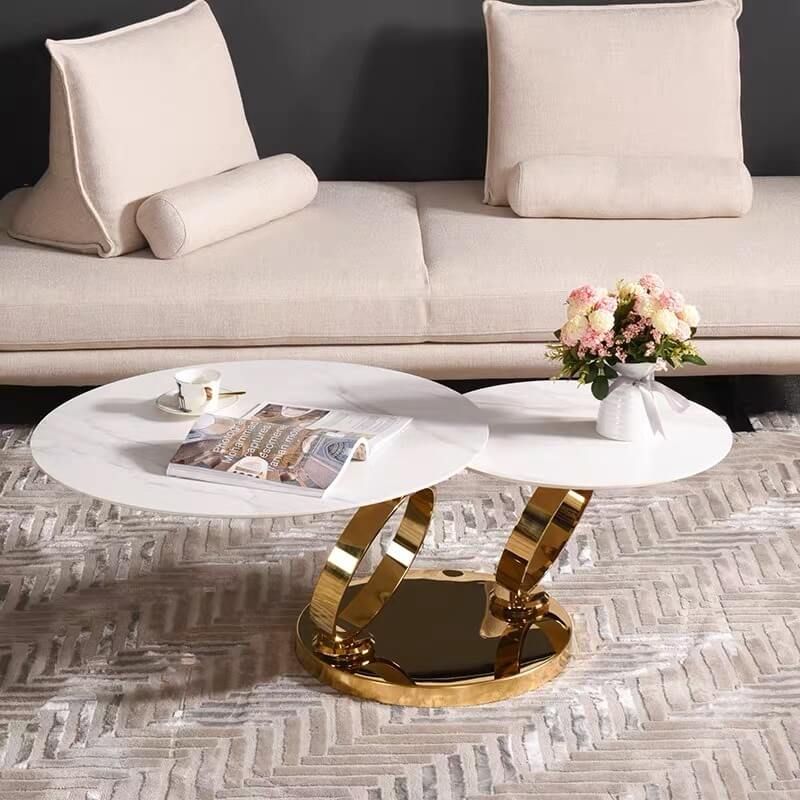 Bàn sofa thông minh mặt đá tròn - Mã: 3016 - Ảnh 9