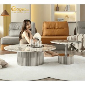 bàn trà mặt đá cao cấp