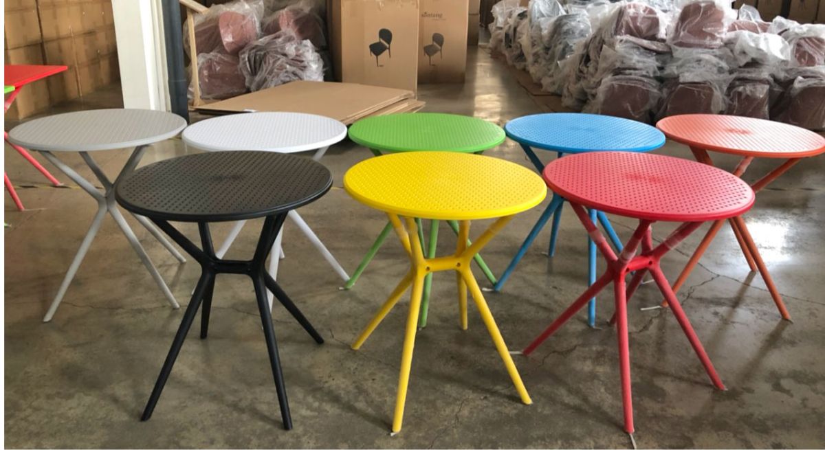 Bàn tròn nhựa đúc giá rẻ nhiều màu - Mã: 8096 - Ảnh 8