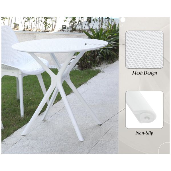 Bàn tròn nhựa đúc giá rẻ nhiều màu - Mã: 8096 - Ảnh 13
