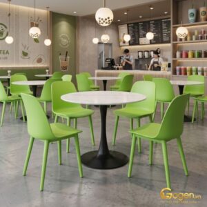 bàn ghế quán trà sữa