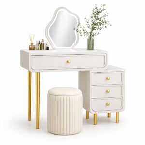 bàn trang điểm phong cách bắc âu