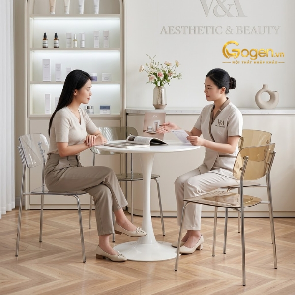 Bộ bàn tư vấn tiếp khách Spa - Mã: T1016
