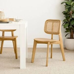 Ghế ăn gỗ tần bì tựa mây Cane - Mã: 5303 28 Ghế ăn gỗ tần bì tựa mây Cane 5303