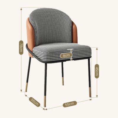 Ghế ăn Minotti cao cấp chân sắt - Mã: 5402 11 Ghế ăn Minotti cao cấp chân sắt - Mã: 5402 - Ảnh 11