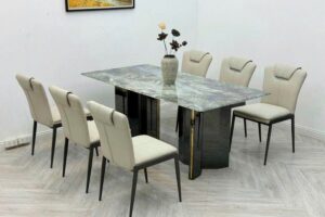 ghế bàn ăn bọc da PU