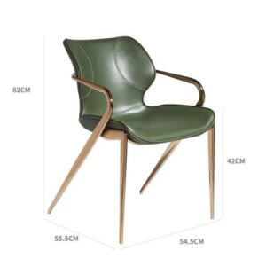 Ghế bàn ăn bọc da cao cấp Levis - Mã: 5298 41 kích thước ghế bàn ăn bọc da Levis 5298