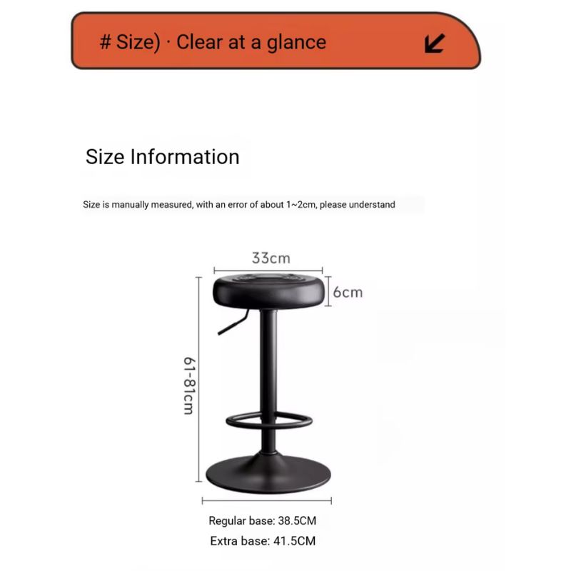Ghế bar mini nệm tròn giá rẻ - Mã: 5371 - Ảnh 12
