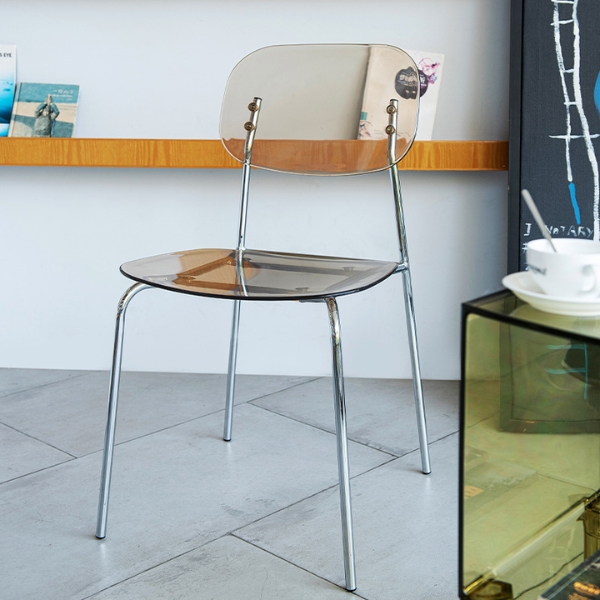 Ghế cafe mica trong suốt chân mạ crom - Mã: 1478 - Ảnh 14