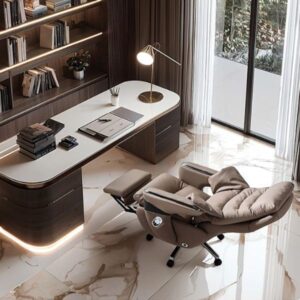 Ghế chủ tịch, ghế giám đốc, ghế xoay văn phòng chỉnh điện có massage gác chân tích điện - Mã: 7304 36 ghe chu tich chinh dien massage 7304 2