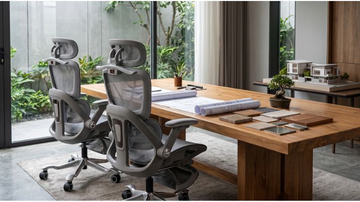 Ghế công thái học lưới vẩy rồng (Gray) - Mã: 891, Tay vịn 5D, Chân hợp kim nhôm 29 Ghế công thái học lưới vẩy rồng 891