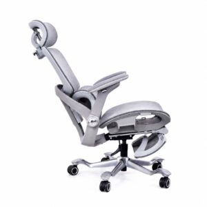 Ghế công thái học lưới vẩy rồng (Gray) - Mã: 891, Tay vịn 5D, Chân hợp kim nhôm 19 ghe cong thai hoc luoi vay rong 891 tay vin 5d chan hop kim nhom 7