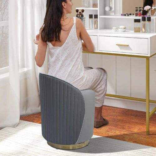 Ghế đôn bàn trang điểm bọc da - Mã: 2714 12 Ghế đôn bàn trang điểm bọc da - Mã: 2714 - Ảnh 12