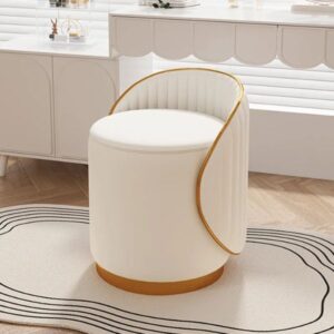 Ghế đôn bàn trang điểm bọc da - Mã: 2714 21 ghe don ban trang diem boc da ma 2714 5