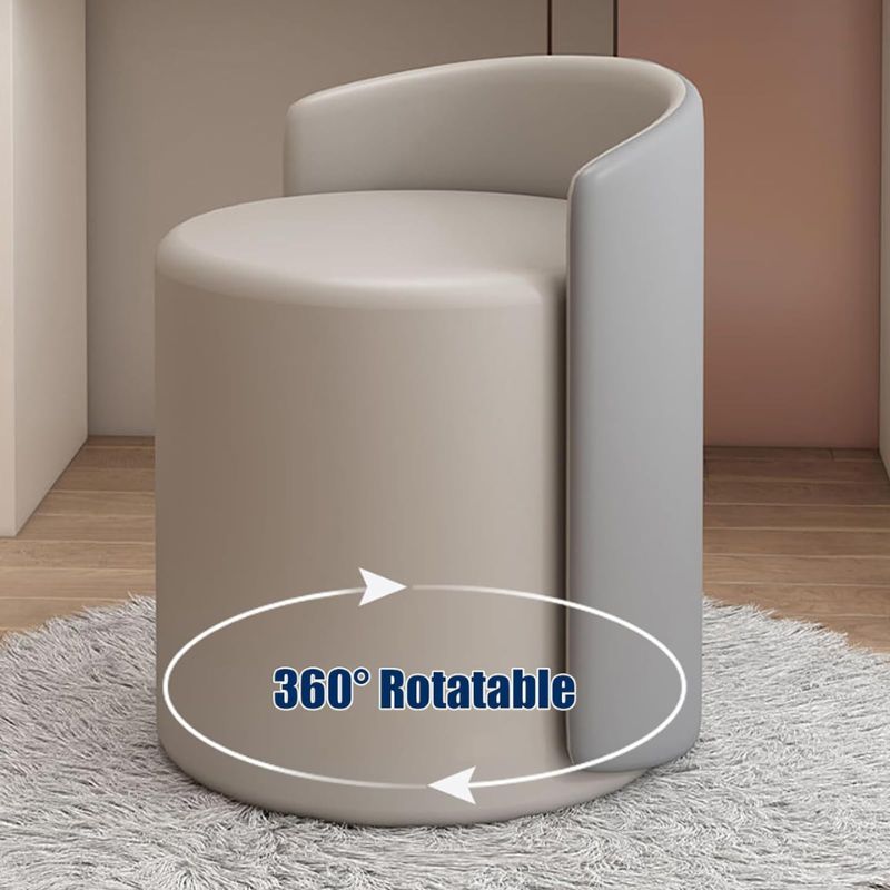 Ghế đôn xoay 360 độ bọc vải lông cừu - Mã: 2713 6 Ghế đôn xoay 360 độ bọc vải lông cừu - Mã: 2713 - Ảnh 6
